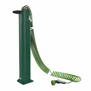 Fontana da giardino Arkema Garden Surprise a colonna in alluminio con flessibile estraibile