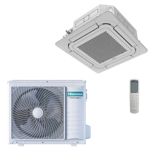 Condizionatore Hisense Cassetta 90x90 Flusso Circolare 24000 BTU R32 Turbo Inverter A++