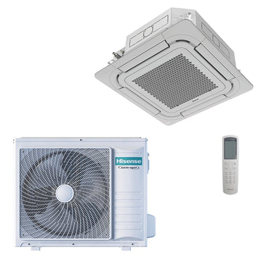 Condizionatore Hisense Cassetta 90x90 Flusso Circolare 24000 BTU R32 Turbo Inverter A++