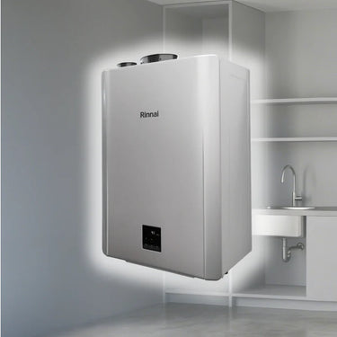 Scaldabagno istantaneo a gas Rinnai Infinity Sensei NB 32 a condensazione interno/esterno 32/42 l/min