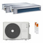 Condizionatore canalizzabile Clivet DUCT 2 dual split 12000+12000 BTU inverter A++  unità esterna 5.3 kW