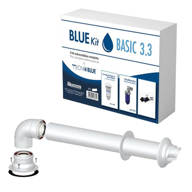 Kit installazione caldaia Bosch con scarico fumi coassiale, defangatore, dosatore di polifosfati e cartuccia neutralizzante