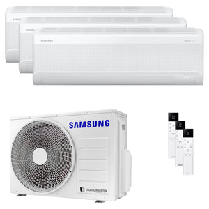 Condizionatore Samsung Windfree Elite S2 trial split 7000+7000+12000 BTU inverter A++ wifi unità