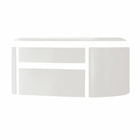 Stufa a pellet Edilkamin Vyda2 H 18 Up 19,2 kW Idro WiFi Bianco Opaco