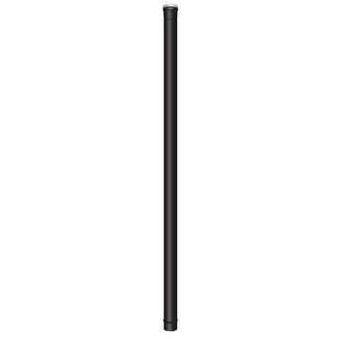 Elemento dritto M/F diam. 80 mm lunghezza 2000 mm scarico fumi stufa a pellet e caldaia a pellet