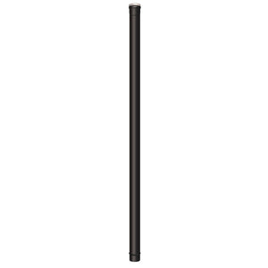 Elemento dritto M/F diam. 100 mm lunghezza 2000 mm scarico fumi stufa a pellet e caldaia a pellet