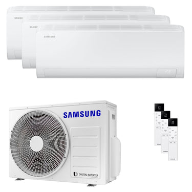Condizionatore Samsung Cebu S2 trial split 9000+9000+9000 BTU inverter A++ wifi unità esterna 5.2 kW
