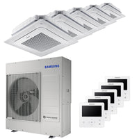 Condizionatore Samsung Cassetta Windfree 4 vie penta split 7000+7000+7000+7000+9000 BTU inverter A++ unità esterna 10,0 kW