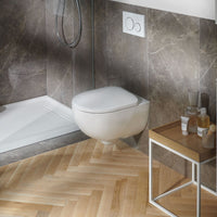 Vaso sospeso Geberit Selnova Premium con sedile 