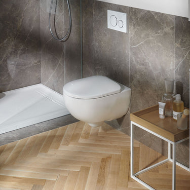Vaso sospeso Geberit Selnova Premium con sedile 