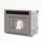 Kit caricamento pellet a cassetto frontale per inserto EK63 Pellek80 e Pellek110+ EVO2 - cornice quadrata EK63