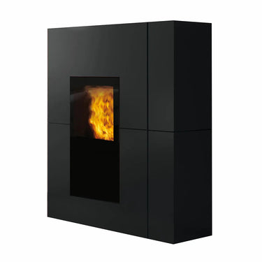 Stufa a pellet Edilkamin Blade2 H 22 Up 22,8 kW Idro WiFi Nero Edilkamin