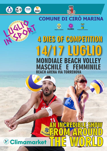 climamarket.lol è sponsor ufficiale del World Tour Beach Volley
